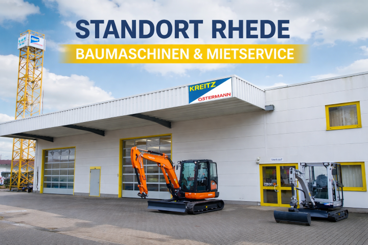 Kreitz & Ostermann Standort Rhede – Baumaschinen & Baugeräte