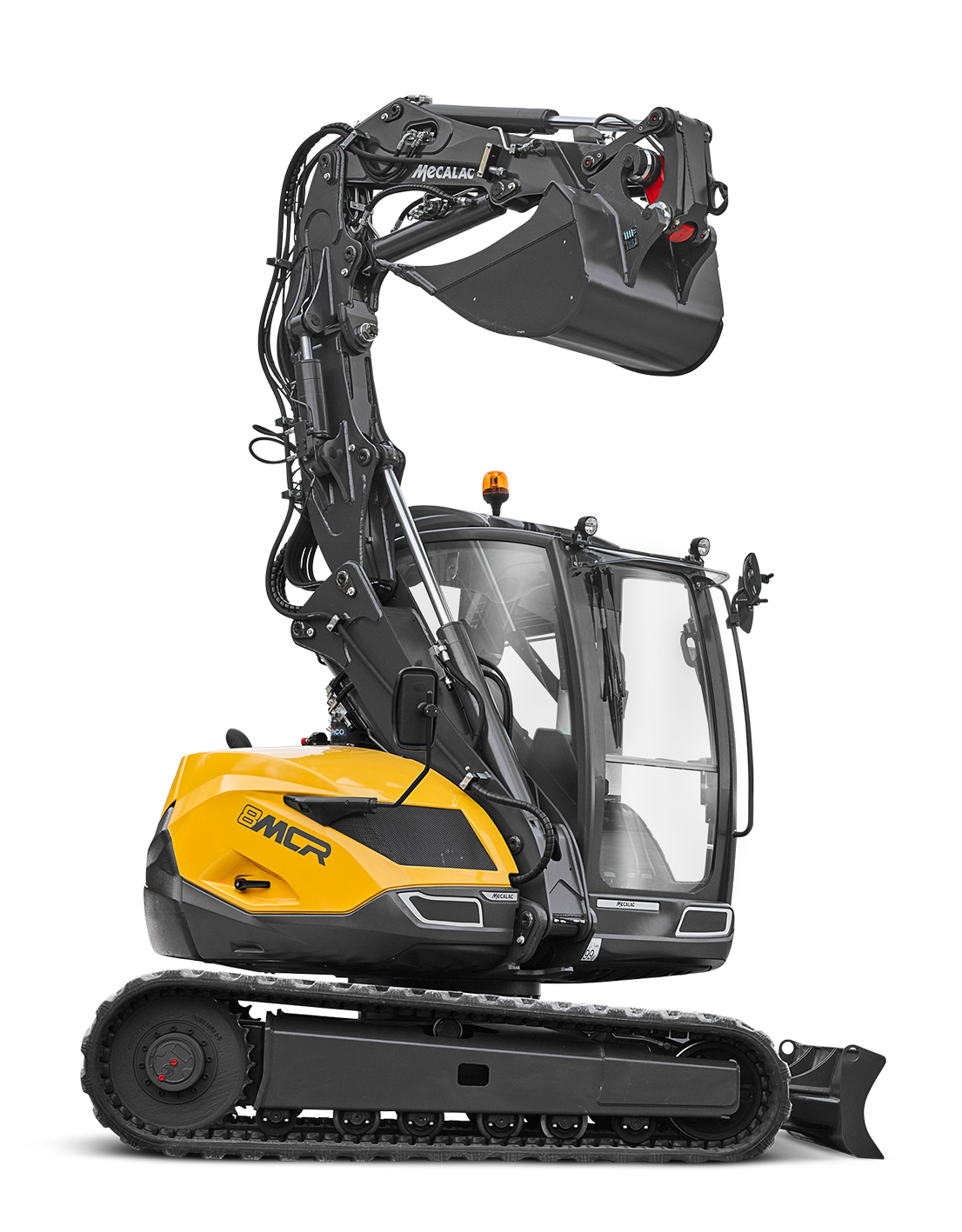 Mecalac 8MCR Verstellausleger und Offset Boom